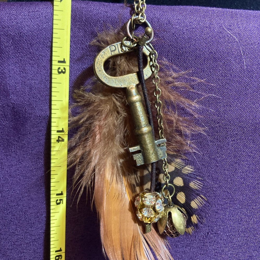 Custom Pendant on a 13-1/2” Brass Tone Chain